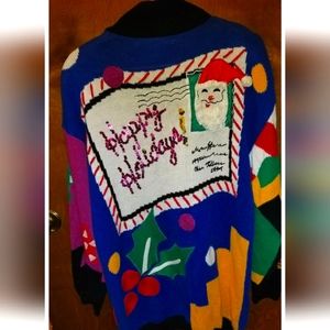 IB Diffusion 1990 Vintage Ugly Christmas Sweater Medium